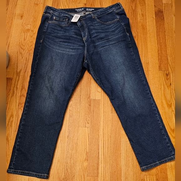 Torrid High-Rise Straight Classic Denim Jeans Size 20S - Picture 2 of 3